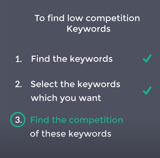 To learn how to find low-competition keywords with high traffic