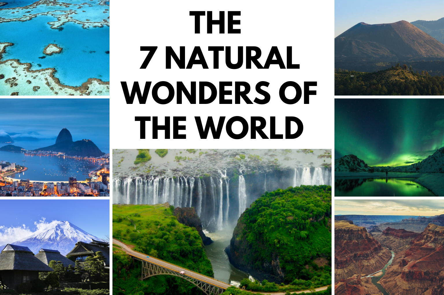 What are the 7 natural wonders of the world?